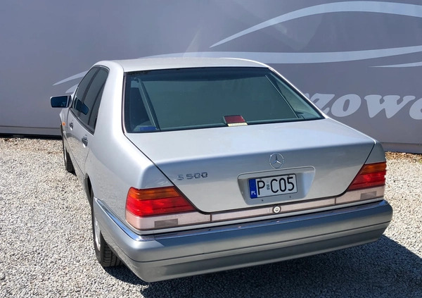 Mercedes-Benz Klasa S cena 159999 przebieg: 38120, rok produkcji 1996 z Poręba małe 407